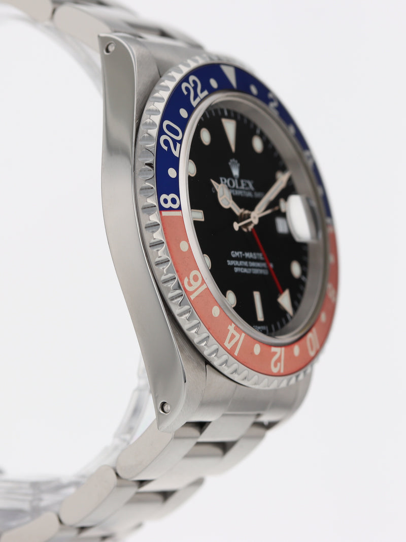 40410: Rolex GMT-Master "Pepsi", Ref. 16700,Box and Papers 1999