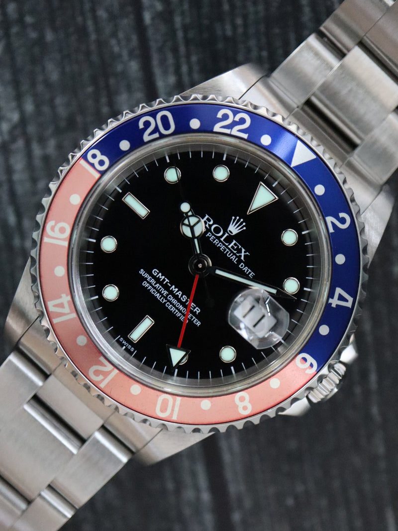 40410: Rolex GMT-Master "Pepsi", Ref. 16700,Box and Papers 1999