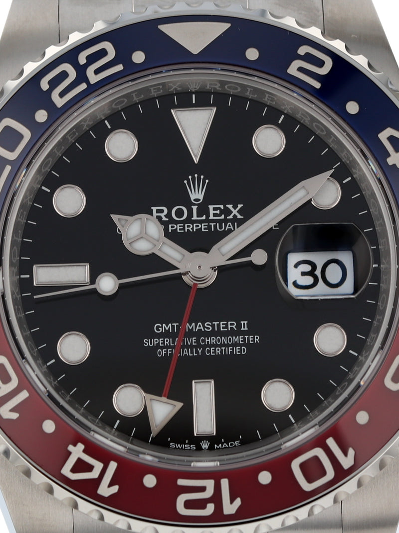 40414: Rolex GMT-Master II "Pepsi", Ref. 126710BLRO, 2023 Full Set UNWORN