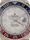 40421: Rolex 18k White Gold GMT-Master II "Pepsi", Meteorite Dial, 2023 Full Set LIKE NEW