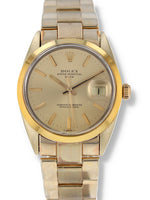 40427: Rolex Vintage Steel and Gold Plated Date, Ref. 1550, Circa 1979