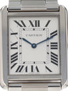 40440: Cartier Tank Solo Large, Ref. W5200014, Quartz, 2021 Card and Pouch