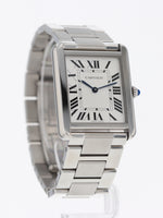 40440: Cartier Tank Solo Large, Ref. W5200014, Quartz, 2021 Card and Pouch