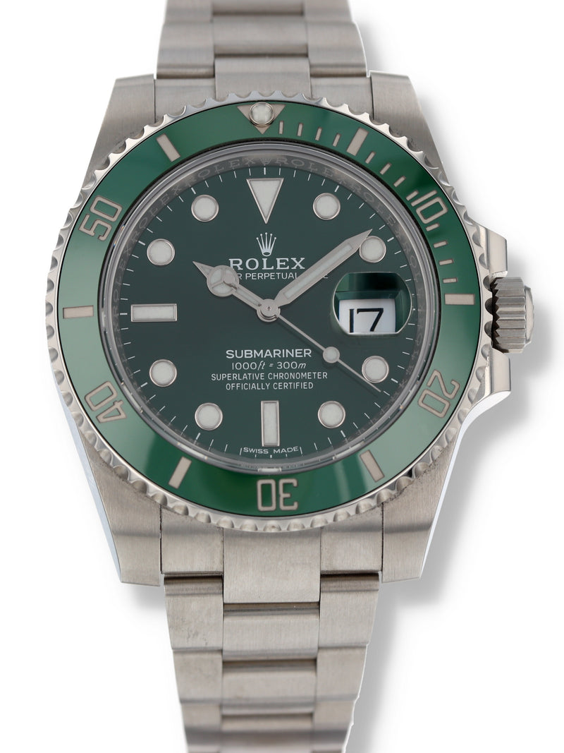 40442: Rolex Submariner "Hulk", Ref. 116610LV, 2019 Full Set