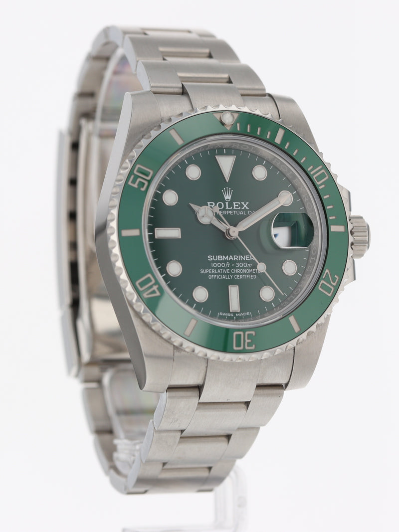 40442: Rolex Submariner "Hulk", Ref. 116610LV, 2019 Full Set