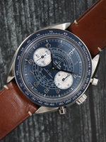 40448: Omega Speedmaster Chronoscope, Ref. 329.32.43.51.03.001 , Box and Cards Circa 2021