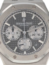 40464: Audemars Piguet Royal Oak Chronograph, Ref. 26315ST, Box and Card, 2024 Factory Service