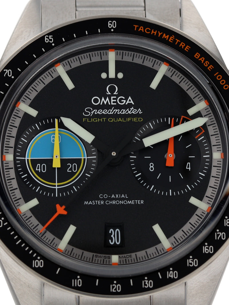 40469: Omega Speedmaster Pilot, Ref. 332.10.41.51.01.002, 2024 Full Set UNWORN