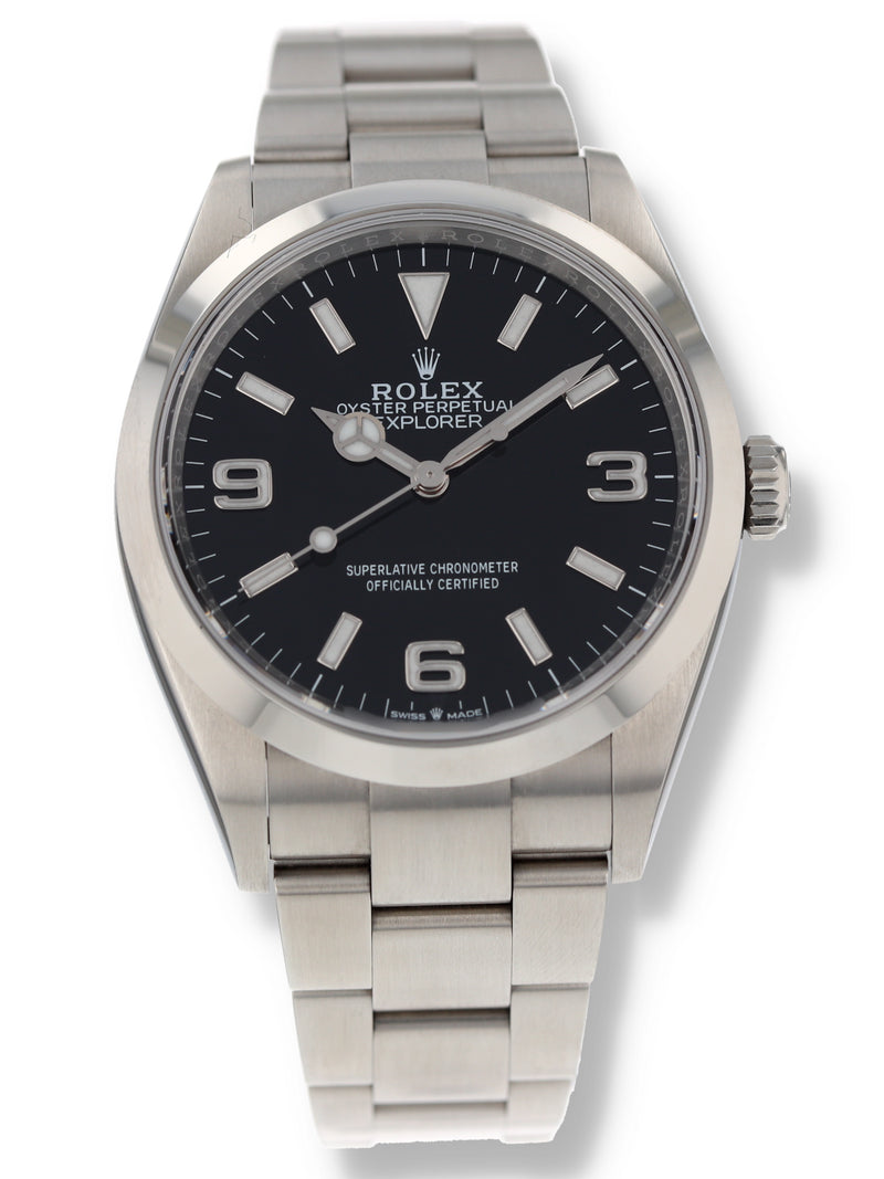 40476: Rolex Explorer 36, Ref. 124270, 2022 Full Set