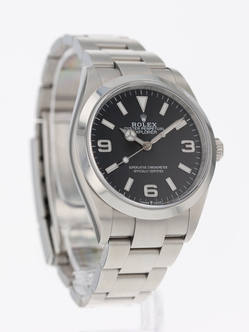 40476: Rolex Explorer 36, Ref. 124270, 2022 Full Set