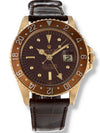 40488: Rolex 18k Yellow Gold Vintage GMT-Master, Ref. 1675, Circa 1972