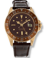 40488: Rolex 18k Yellow Gold Vintage GMT-Master, Ref. 1675, Circa 1972