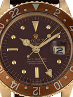 40488: Rolex 18k Yellow Gold Vintage GMT-Master, Ref. 1675, Circa 1972