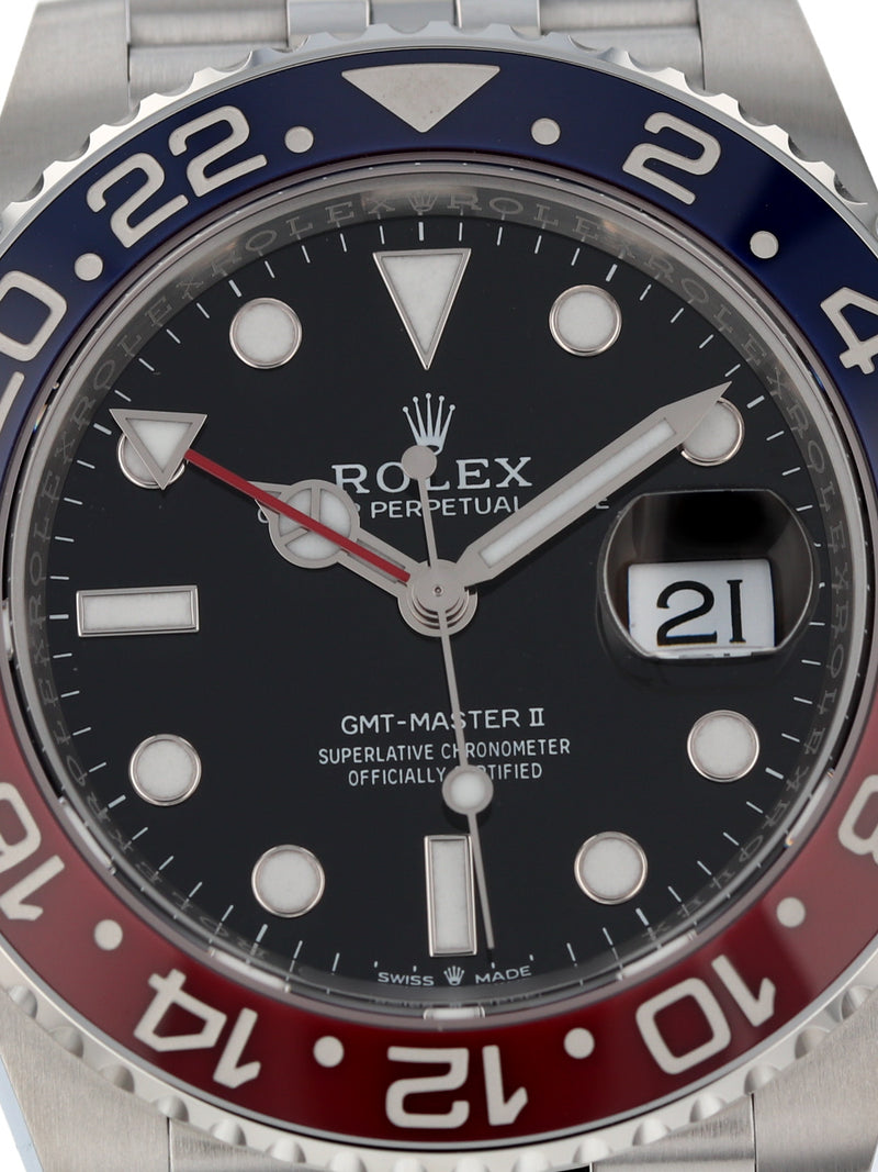 40492: Rolex GMT-Master II "Pepsi", Ref. 126710BLRO, 2024 Full Set UNWORN