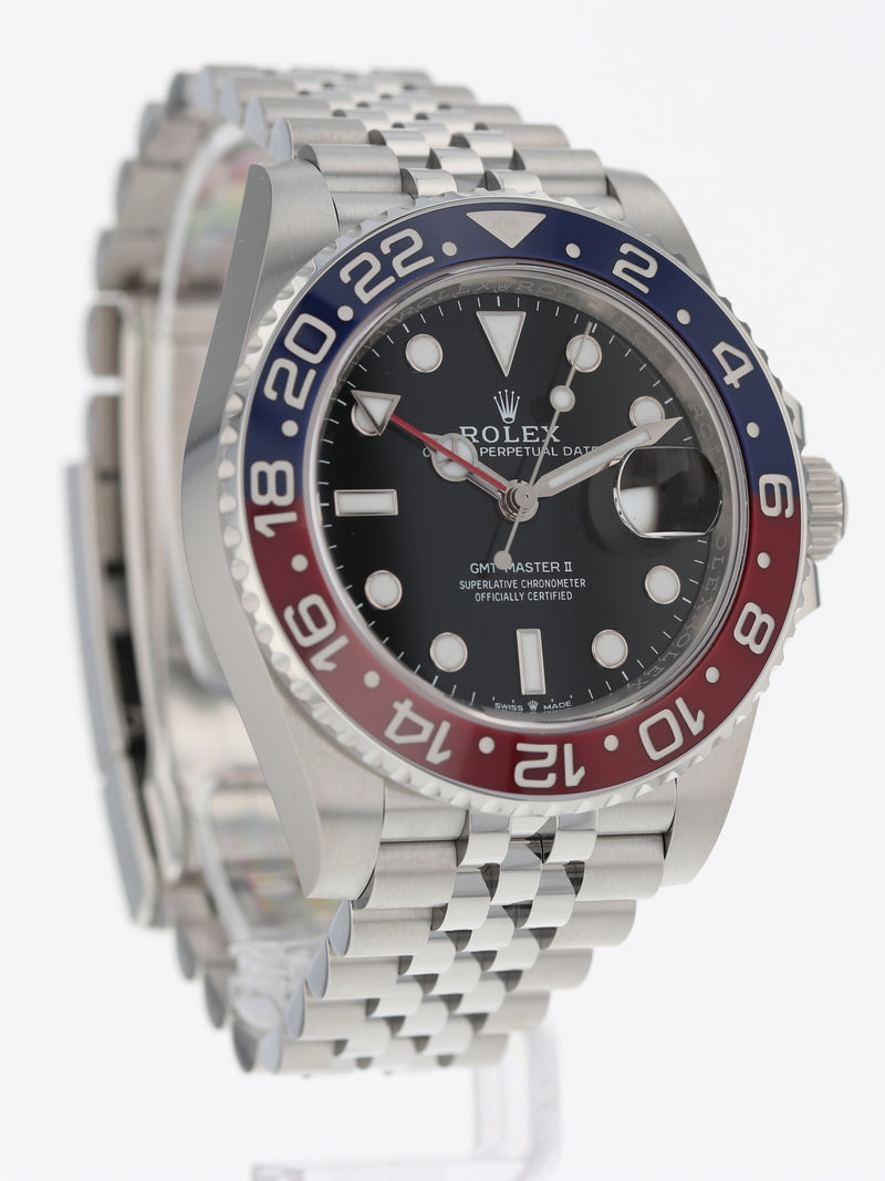 40492: Rolex GMT-Master II "Pepsi", Ref. 126710BLRO, 2024 Full Set UNWORN