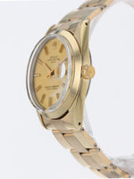 40497: Rolex Gold Plated Date, Ref. 1550, Circa 1978