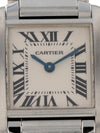 40500: Cartier Stainless Steel Small Ladies Tank Francaise, Quartz, Ref 2384