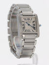 40500: Cartier Stainless Steel Small Ladies Tank Francaise, Quartz, Ref 2384