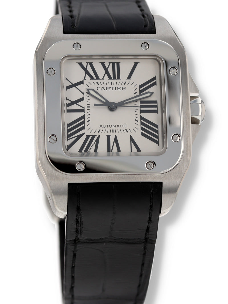 40501: Cartier Medium Santos 100, Ref. W20106X8, Automatic