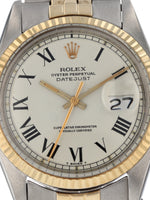 40516: Rolex Vintage  Datejust, Rare "Buckley Dial", Ref. 1601, Box and Papers Dated 1977