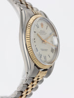 40516: Rolex Vintage  Datejust, Rare "Buckley Dial", Ref. 1601, Box and Papers Dated 1977