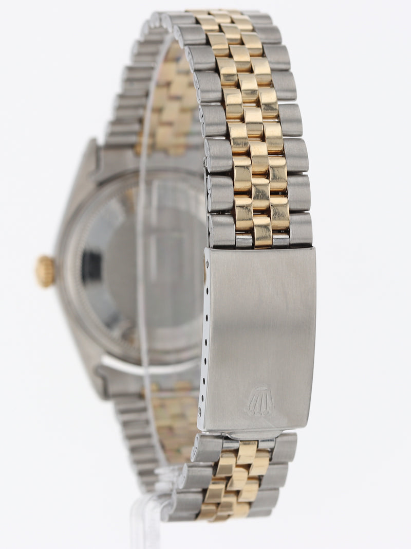 40516: Rolex Vintage  Datejust, Rare "Buckley Dial", Ref. 1601, Box and Papers Dated 1977