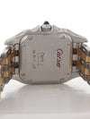 40517: Cartier Stainless Steel and 18k Yellow Gold Ladies Small Panther, Quartz