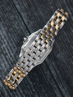 40517: Cartier Stainless Steel and 18k Yellow Gold Ladies Small Panther, Quartz