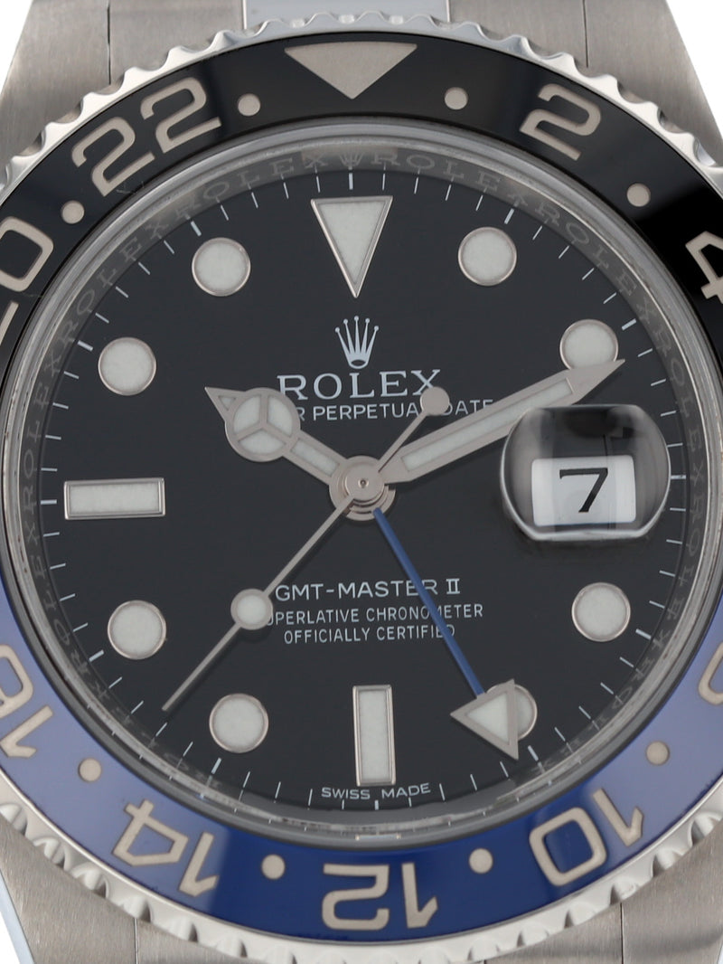 40520: Rolex GMT-Master II, "Batman", Ref. 116710BLNR