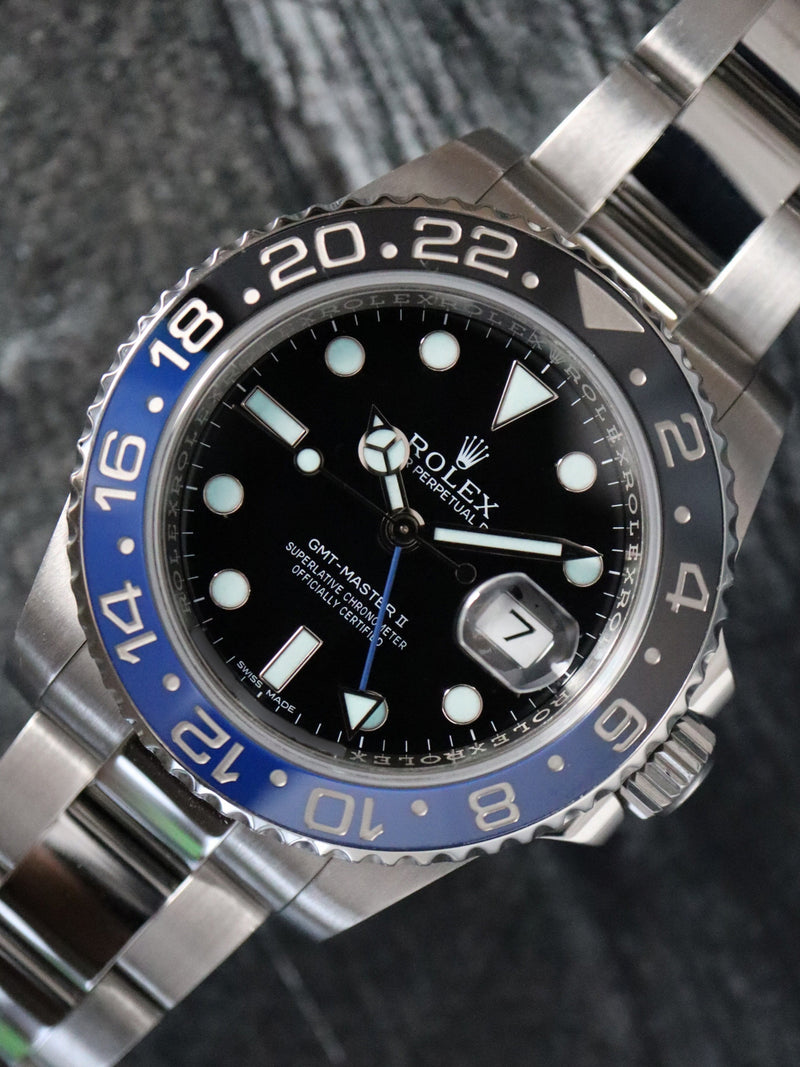 40520: Rolex GMT-Master II, "Batman", Ref. 116710BLNR