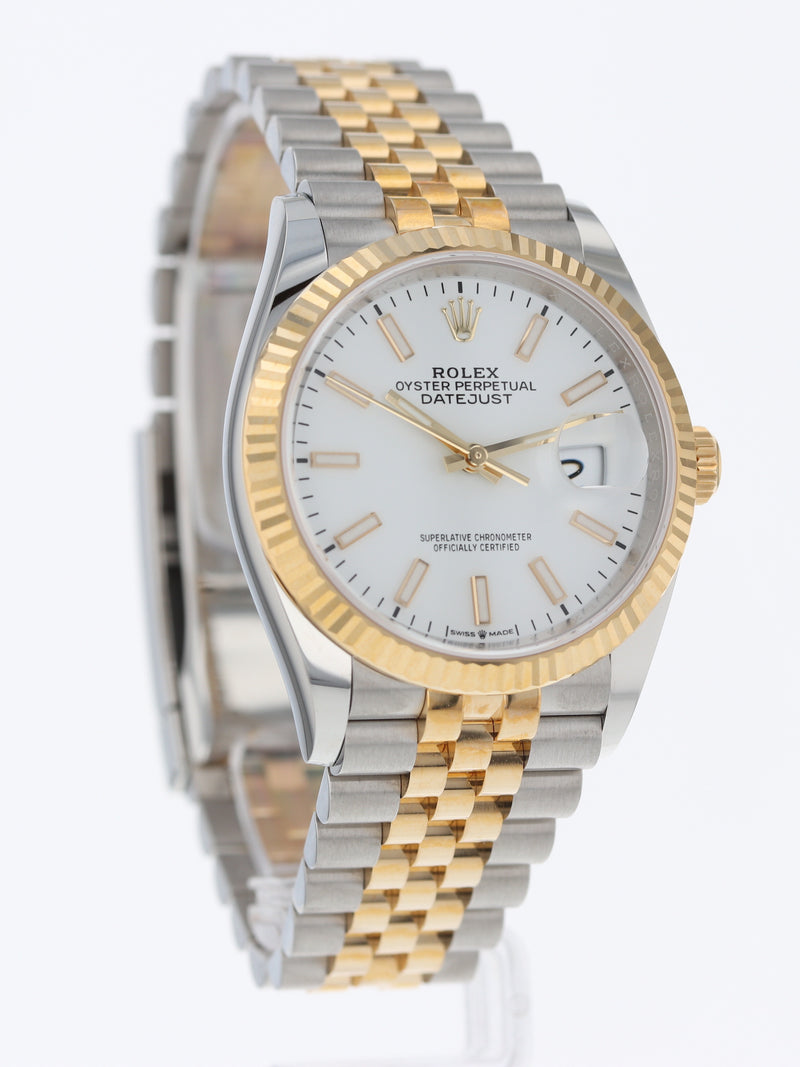 40523: Rolex Datejust 36, Ref. 126233, 2019 Full Set