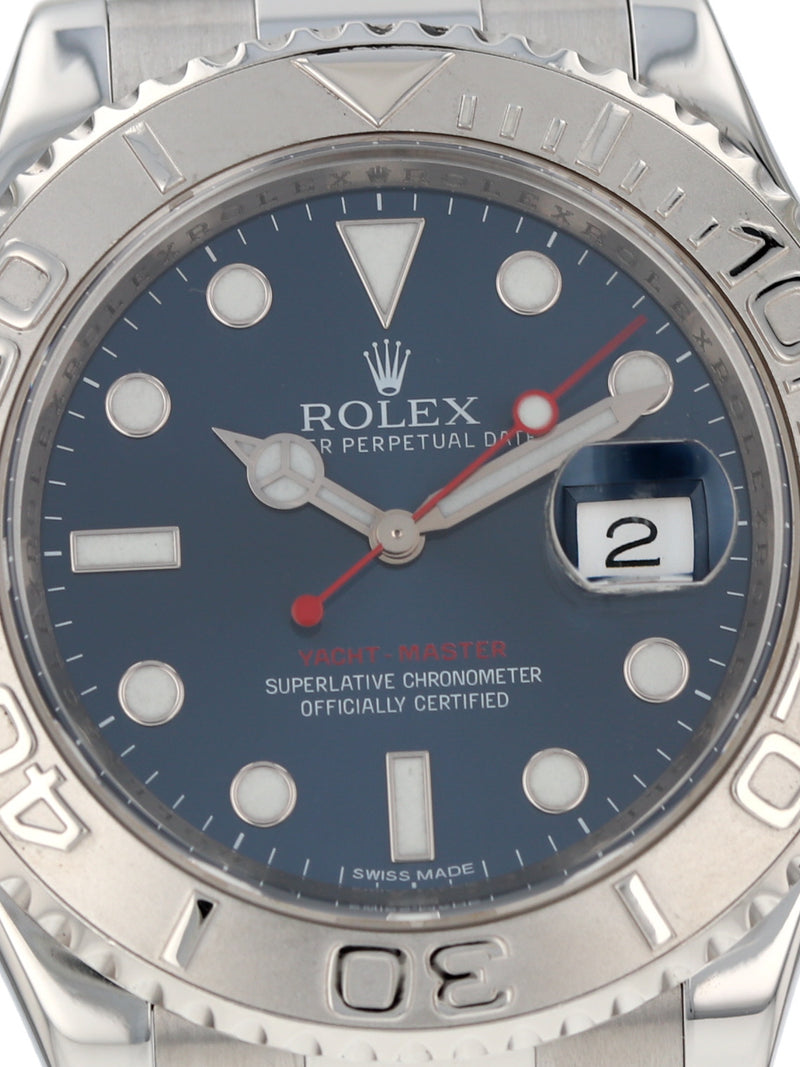 40526: Rolex Yacht-Master 40, Ref. 116622, Blue Dial