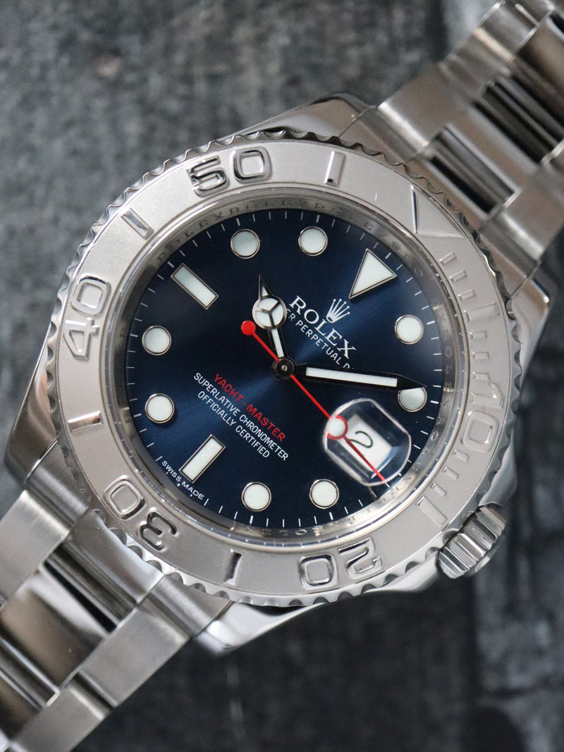 40526: Rolex Yacht-Master 40, Ref. 116622, Blue Dial