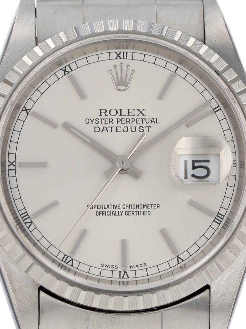 40550: Rolex Datejust 36, Ref. 16220, Rolex Papers Dated 1999