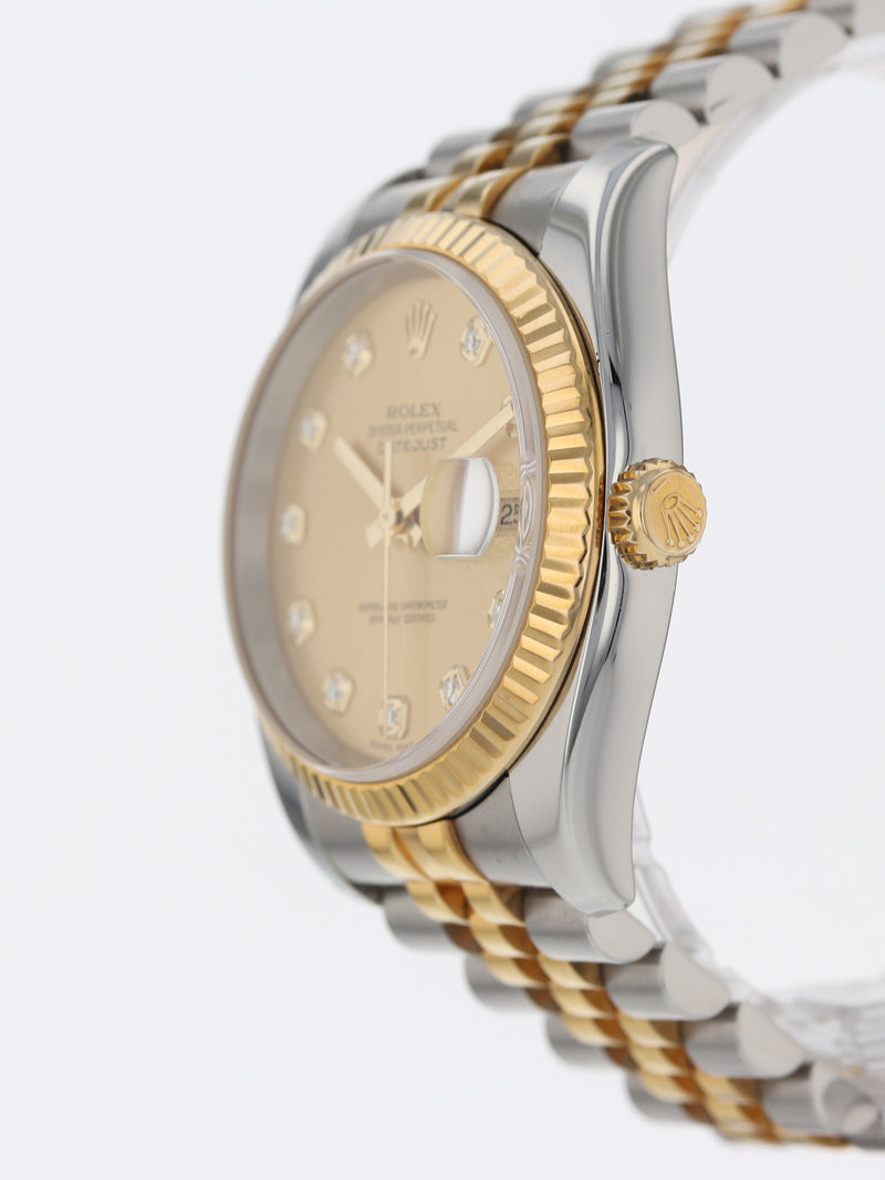 40551: Rolex Datejust 36, Ref. 116233, Rolex Papers 2005