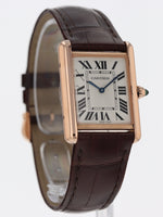 40562: Cartier 18k Rose Gold Large Tank Louis, Ref. WGTA0011, Cartier Box