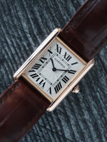 40562: Cartier 18k Rose Gold Large Tank Louis, Ref. WGTA0011, Cartier Box