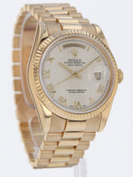 40567: Rolex 18k Yellow Gold President, Ref. 118238, Circa 2001