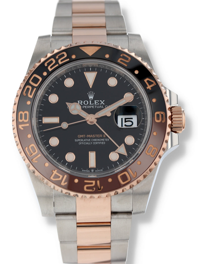 40589: Rolex GMT-Master II "Root Beer", Ref. 126711CHNR, 2021 Full Set