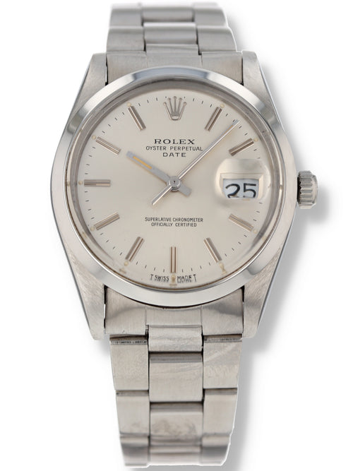 40682: Rolex Stainless Steel Date, Ref. 15000, Circa 1983