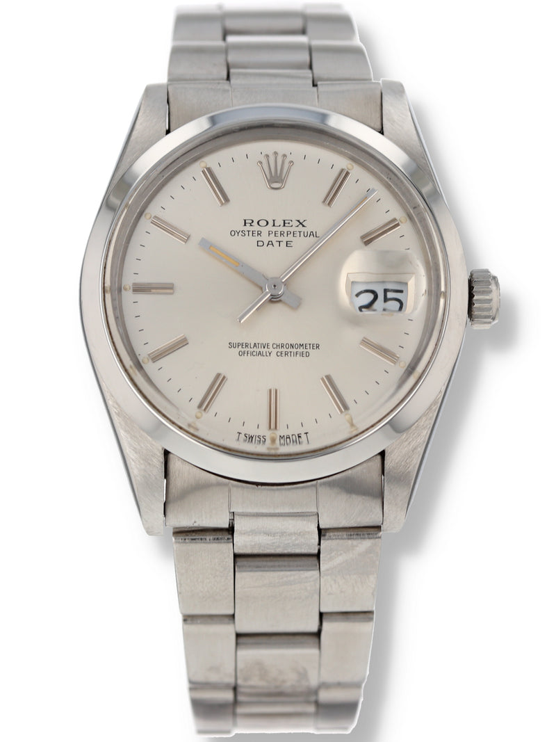 40682: Rolex Stainless Steel Date, Ref. 15000, Circa 1983