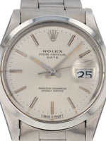40682: Rolex Stainless Steel Date, Ref. 15000, Circa 1983