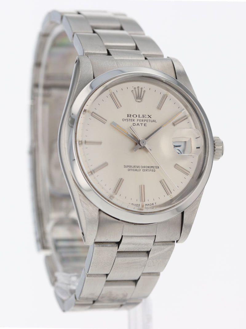 40682: Rolex Stainless Steel Date, Ref. 15000, Circa 1983
