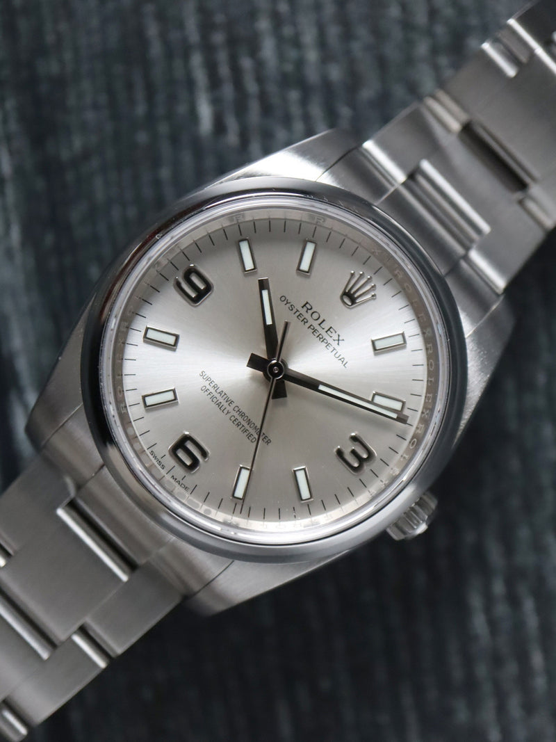 40700: Rolex Oyster Perpetual 34, Ref. 114200, Box and 2016 Card + 2025 Service Card