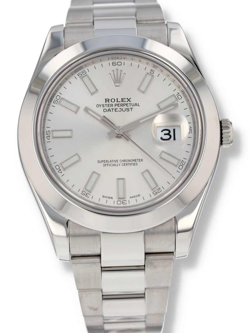 40702: Rolex Datejust II, Ref. 116300, Box and 2017 Card