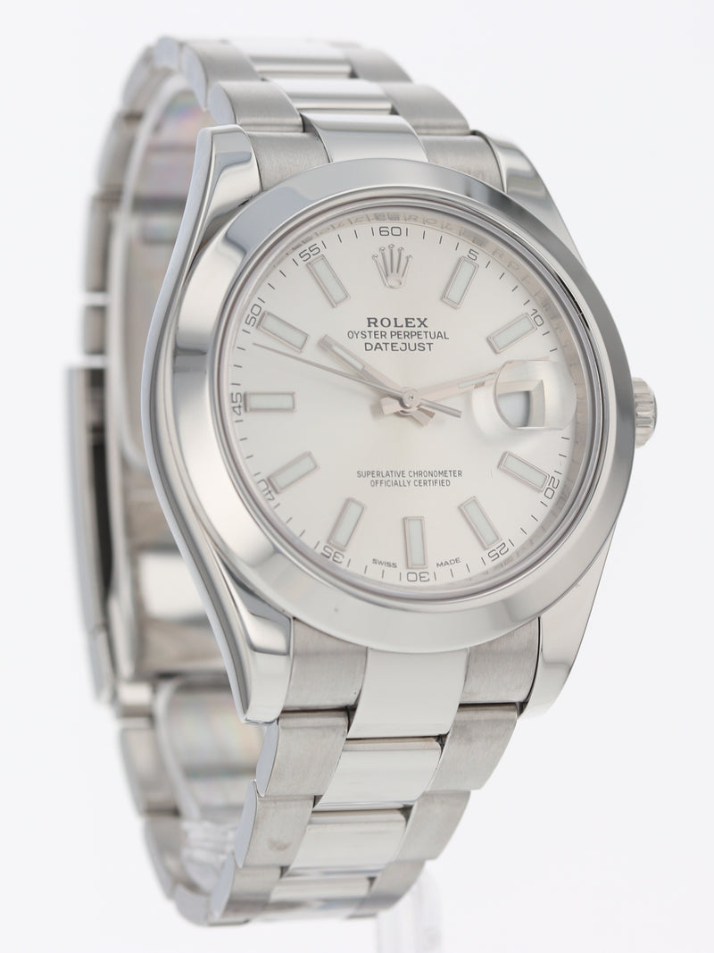 40702: Rolex Datejust II, Ref. 116300, Box and 2017 Card
