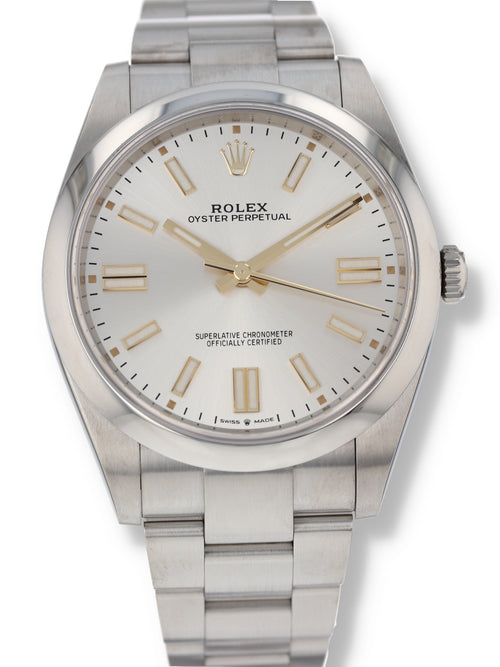 40716: Rolex Oyster Perpetual 41, Ref. 124300, 2024 Full Set