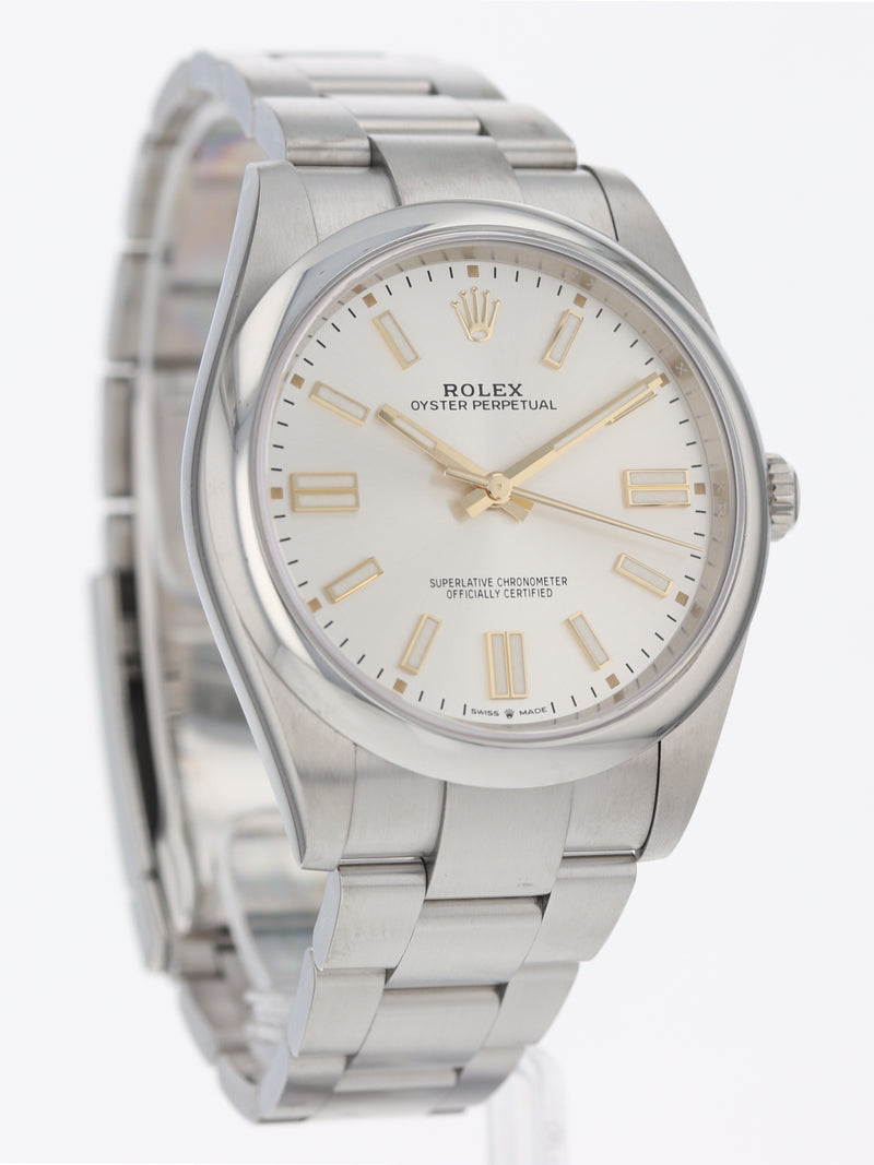 40716: Rolex Oyster Perpetual 41, Ref. 124300, 2024 Full Set