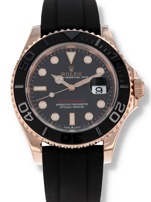 40731: Rolex 18k Rose Gold Yacht-Master 40, Ref. 126655, 2021 Full Set