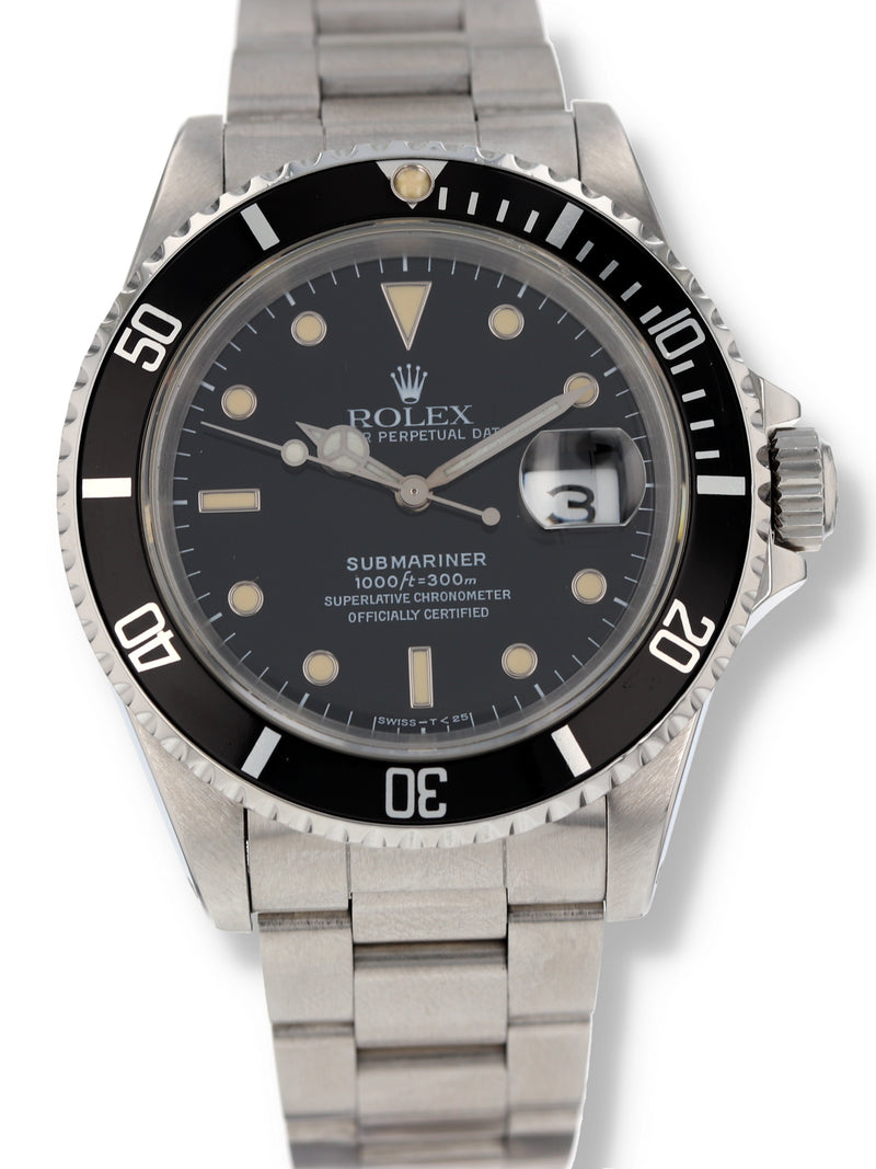 40734: Rolex Submariner 40, Ref. 16610, Circa 1991